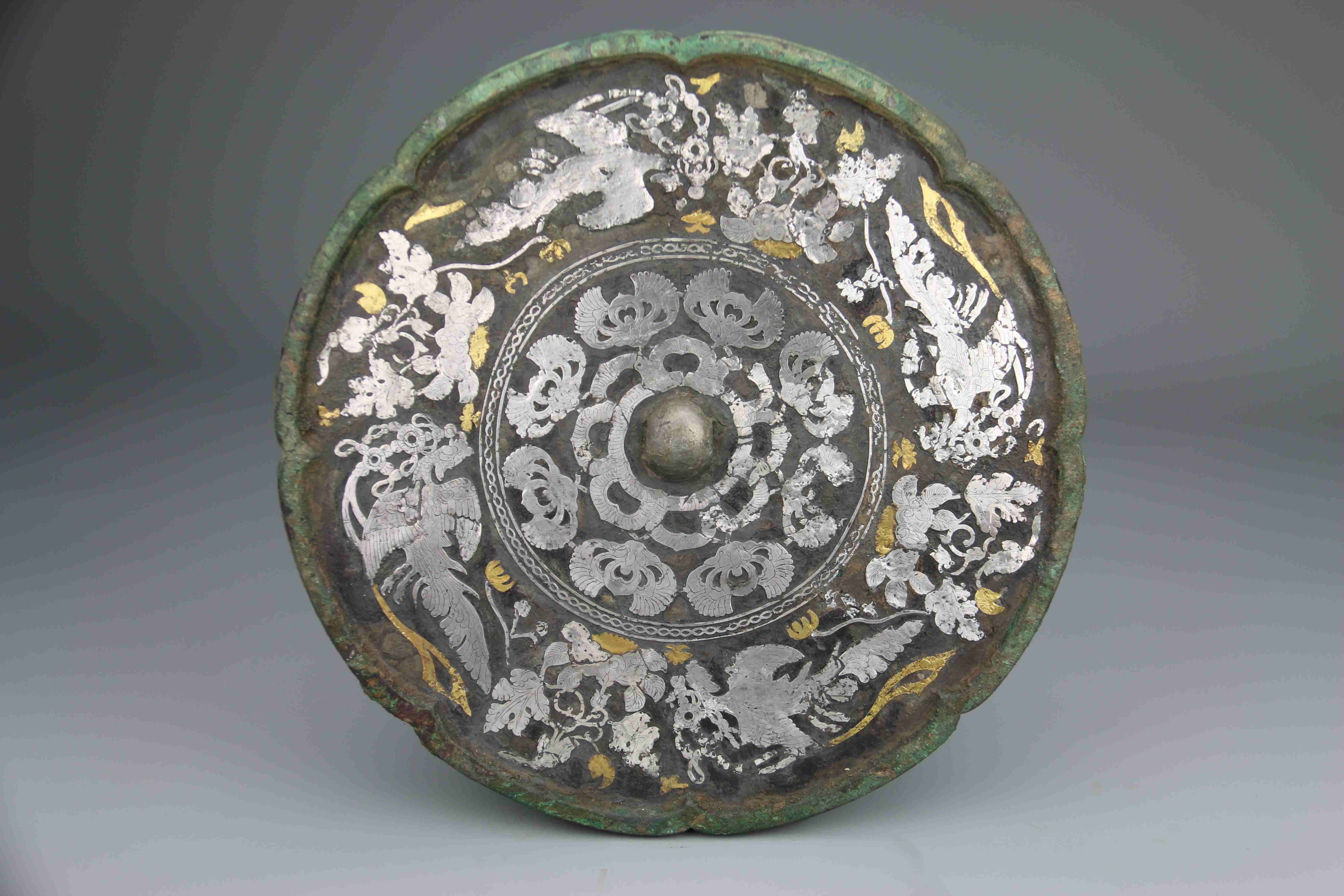 文博日历丨唐代铜镜上的“三人行，必有我师” 知识普及 第9张